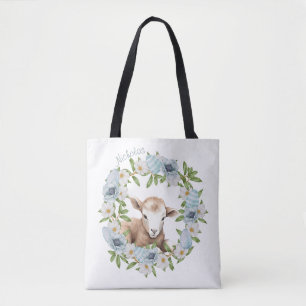 Aquarell-Osterlamm Personalisiert Tasche