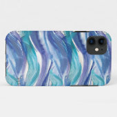 Aquarell-Ozean-Wellen iPhone Fall Case-Mate iPhone Hülle (Rückseite (Horizontal))