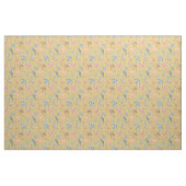 Aquarell-Ozeanleben Texturiert Gelb Stoff (Yard (91,4 cm))