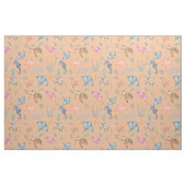 Aquarell-Ozeanleben Texturiert Hellorange Stoff (Fat Quarter (45,7 x 55,9 cm))