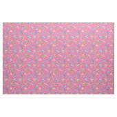 Aquarell-Ozeanleben Texturiert Rosa Stoff (Yard (91,4 cm))