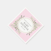 Aquarell Paare Kinderdusche/Sprinkle Serviette (Ecke)
