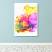 Aquarell Paint Modern Boho Wand Kunst, Dichtung un Leinwanddruck (Insitu (Holzboden))