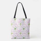 Aquarell Palm Beach Mahjong Tasche (Rückseite)