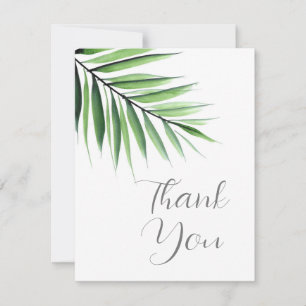 Aquarell Palme  Dankeskarte