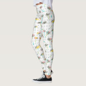 Aquarell-Palmen 2 Leggings (Links)