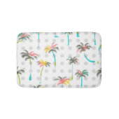 Aquarell-Palmen Badematte (Vorderseite)