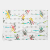 Aquarell-Palmen Handtuch (Horizontal)