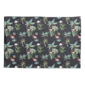 Aquarell-Palmen-Muster Kissenbezug (Rückseite-Links)