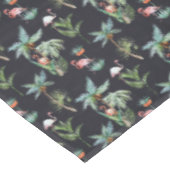 Aquarell-Palmen-Muster Tischdecke (Schrägansicht)