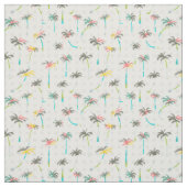 Aquarell-Palmen Stoff (Muster)