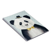 Aquarell-Panda-Bär Notizblock (Rechte Seite)