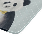Aquarell-Panda-Bär Schneidebrett (Ecke)