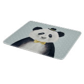 Aquarell-Panda-Bär Schneidebrett (Ecke)