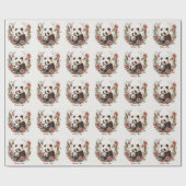 Aquarell Panda New baby Holiday Geschenkpapier (Flach)