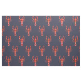 Aquarell-Panzerkrebse Louisianas Cajun u. Stoff (Fat Quarter (45,7 x 55,9 cm))