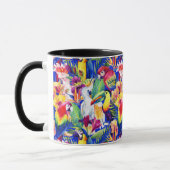 Aquarell-Papageien Tasse (Links)