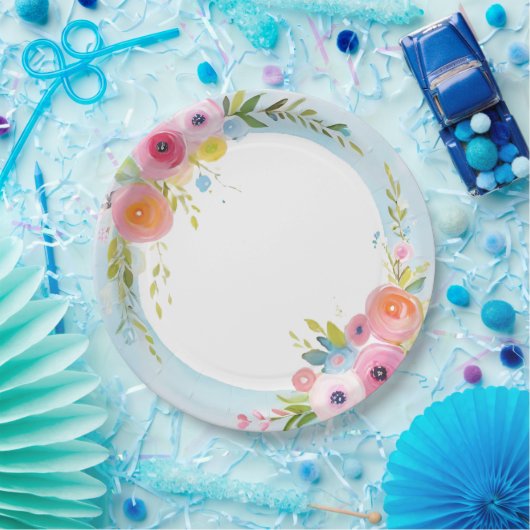 Aquarell Pappteller (Party)