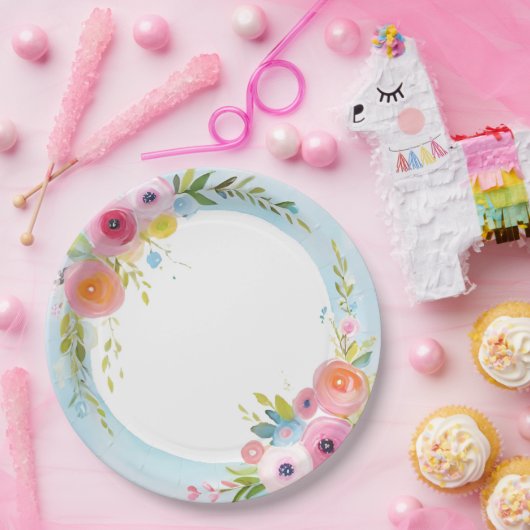 Aquarell Pappteller (Party)