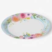 Aquarell Pappteller (Schrägansicht)