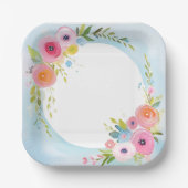 Aquarell Pappteller (Vorderseite)