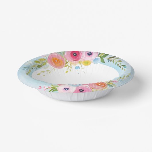 Aquarell Pappteller (Gewinkelt)