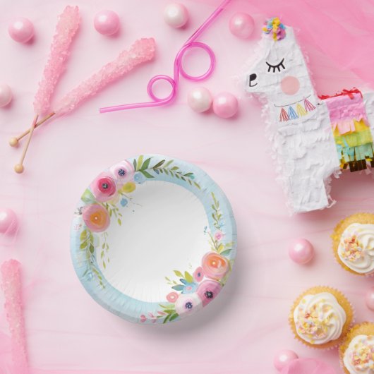 Aquarell Pappteller (Party)