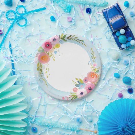 Aquarell Pappteller (Party)