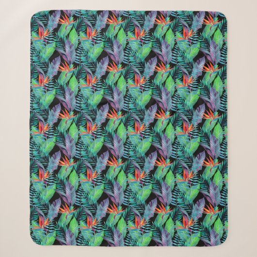 Aquarell-Paradiesvogel Sherpadecke (Vorderseite)