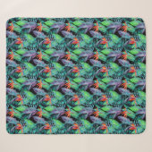 Aquarell-Paradiesvogel Sherpadecke (Vorderseite (Horizontal))