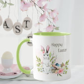 Aquarell Pastel Rosa Rosen Happy Oster Tasse