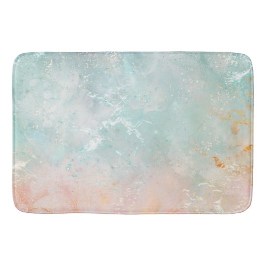 Aquarell, pastellfarben badematte (Vorderseite)