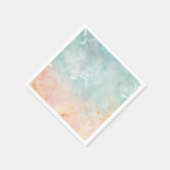 Aquarell, pastellfarben serviette (Ecke)