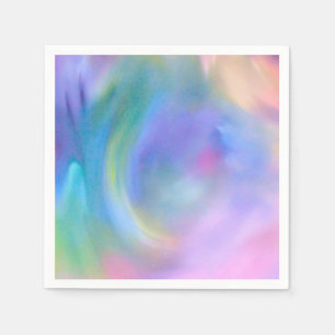 Aquarell-Pastellregenbogen - alle Wahlen Serviette