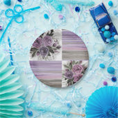 Aquarell Patchwork. Pappteller (Party)
