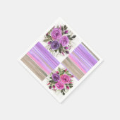 Aquarell Patchwork. Serviette (Ecke)