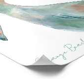 Aquarell Pelikan Poster (Ecke)