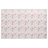 Aquarell Peppermint Pink Weihnachtsstoff Stoff (Fat Quarter (45,7 x 55,9 cm))