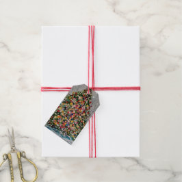 Aquarell Perlen Weihnachtsbaum Geschenkanhänger