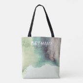 Aquarell personalisierte Tasche (Rückseite)
