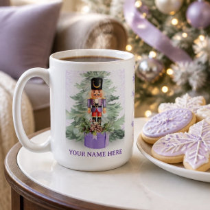 Aquarell personalisierter Nussknacker Kaffeetasse