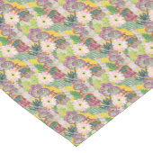 Aquarell-peruanisches Frauen-u. Lama-Muster Kurzer Tischläufer (Ecke)