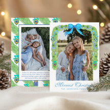 Aquarell-Pfau-Weihnachts-Girlande-Swag-Foto
