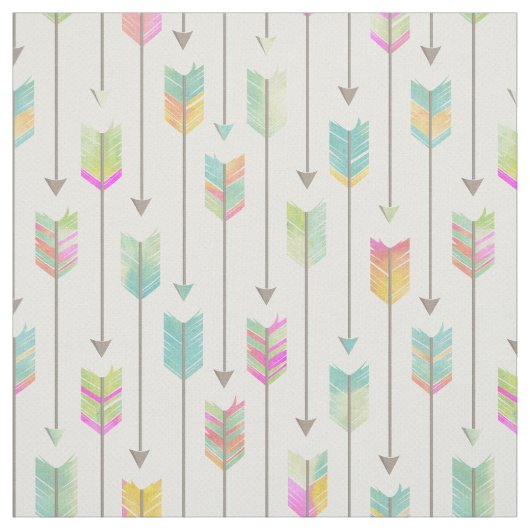 Aquarell-Pfeil-Muster Stoff (Muster)