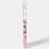 Aquarell-Pfingstrosenblüte Case-Mate iPhone Hülle (Rückseite / Links)