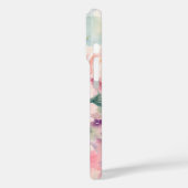 Aquarell-Pfingstrosenblüte Case-Mate iPhone Hülle (Rückseite / Links)