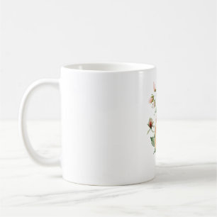 Aquarell-Pfirsich-Rosen-Blumen-Klassik-Tasse Kaffeetasse