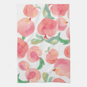 Aquarell-Pfirsiche Geschirrtuch (Vertikal)