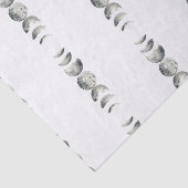 Aquarell-Phasen des Mondes Seidenpapier (Ausschnitt)