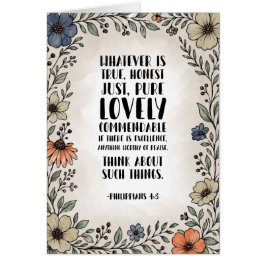 Aquarell Philipper 4:8